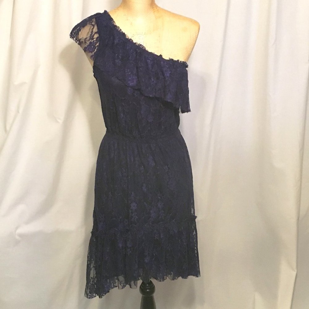 Chelsea & Violet, XS, Navy, Lace, Hi-Lo Dress, NWT